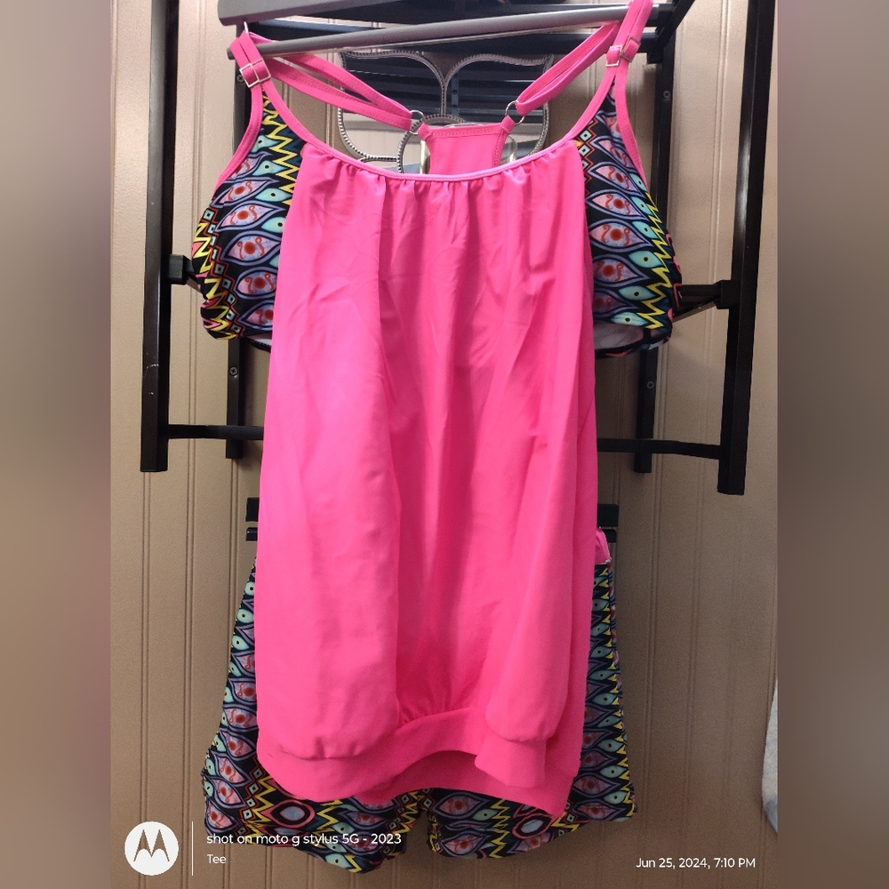 2 piece lot women's tankini bathing suits